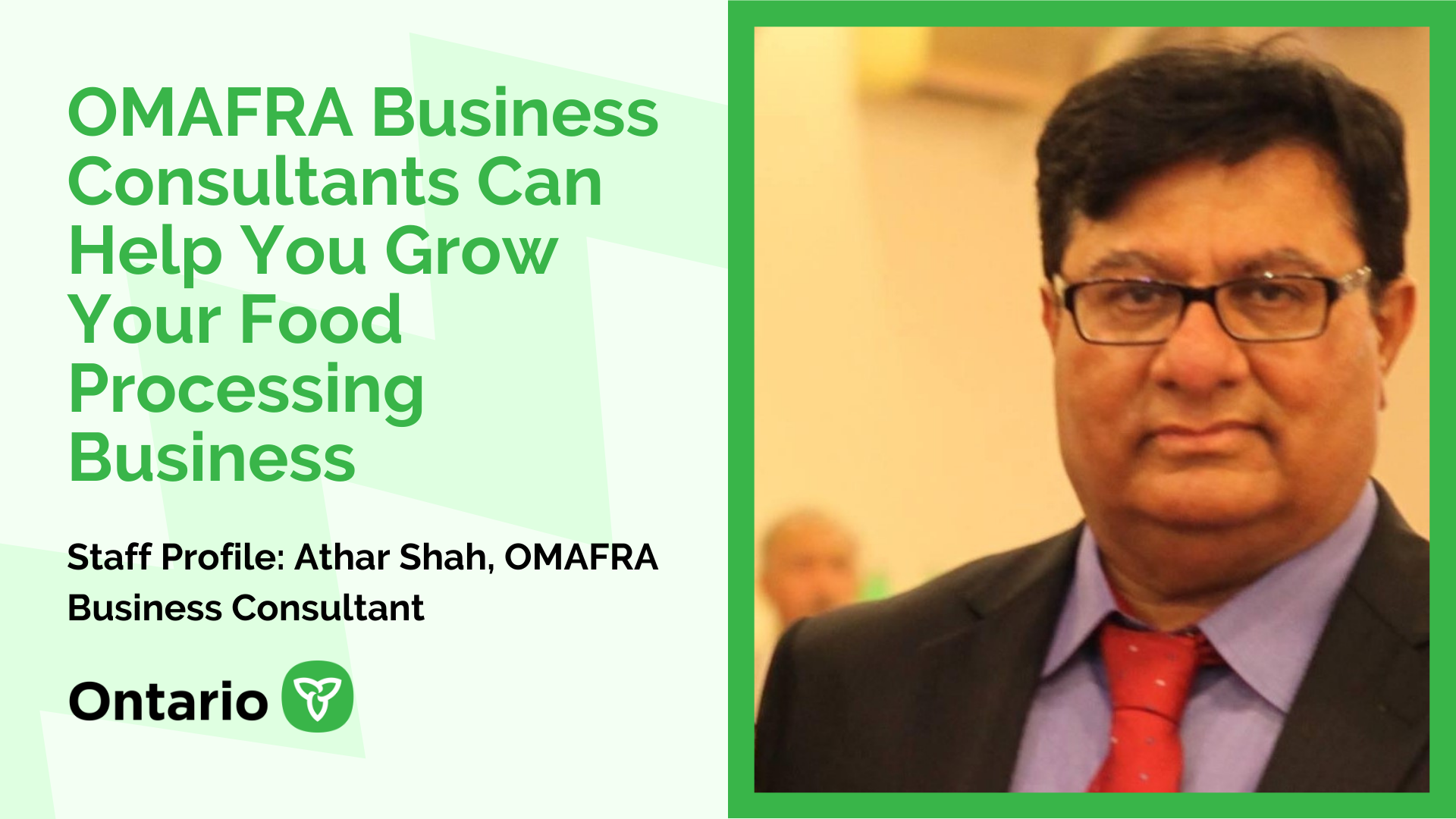 OMAFRA Business Consultants Can Help You Grow Your Food Processing Business